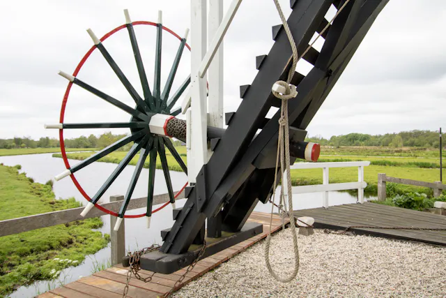 Detail Westveense Molen
