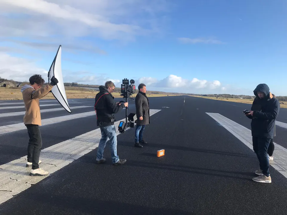 Opnames TV show Park Vliegbasis Soesterberg
