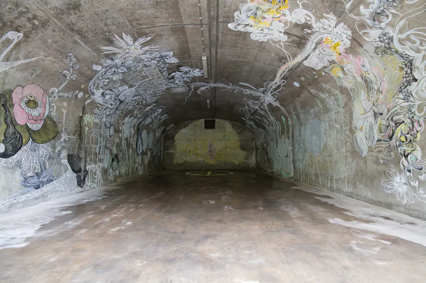 Corown of Creation kunst in Bunker Park Vliegbasis Soesterberg