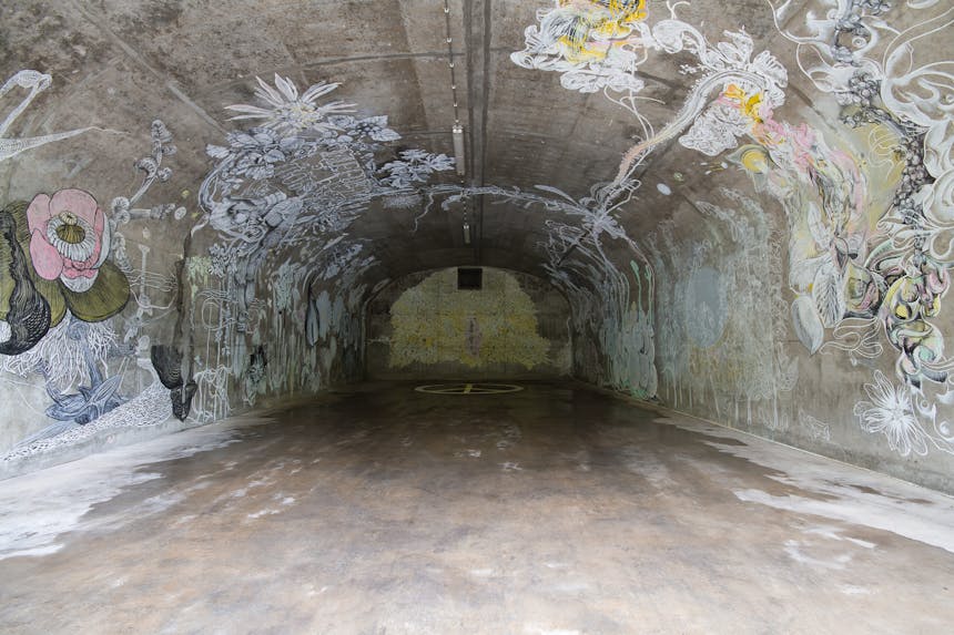 Corown of Creation kunst in Bunker Park Vliegbasis Soesterberg