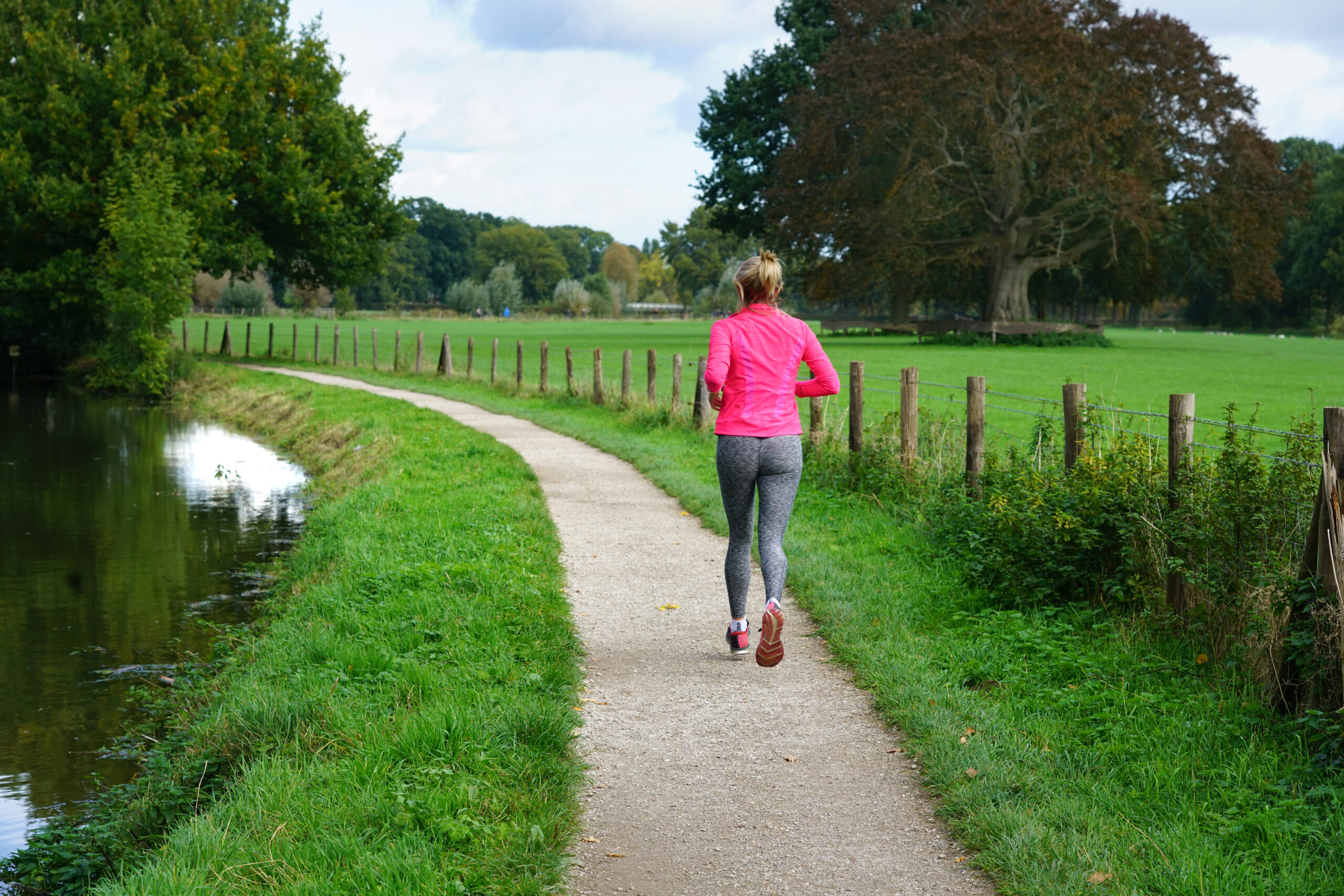 hardloper langs Kromme Rijn