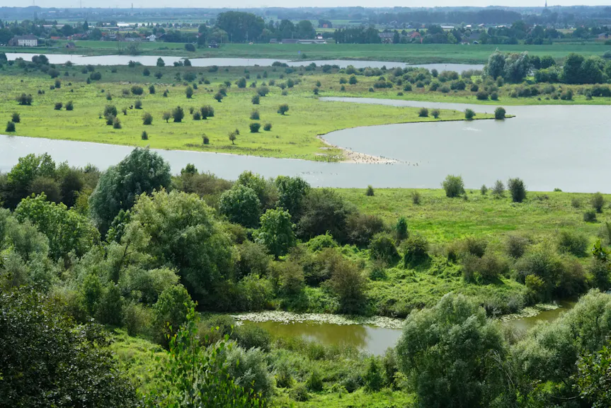 uitzicht over Blauwe Kamer