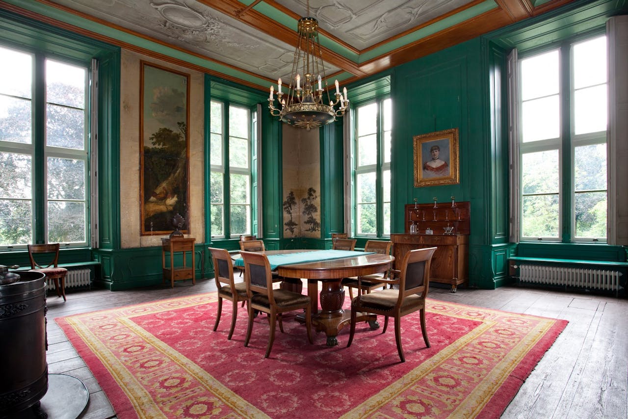 Kasteel Loenersloot eetkamer