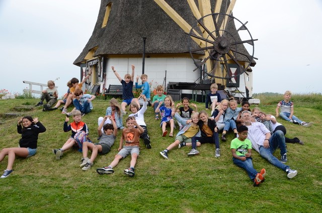 kinderen bij Molen t Hoog en Groenland