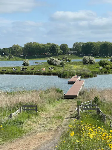 Brug in aanbouw