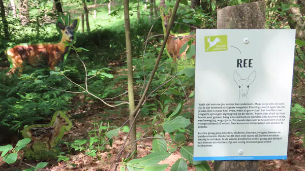 bordje ree Beestenbos Heidestein