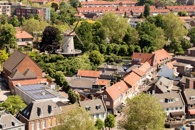 Binnenmolen vanuit de lucht