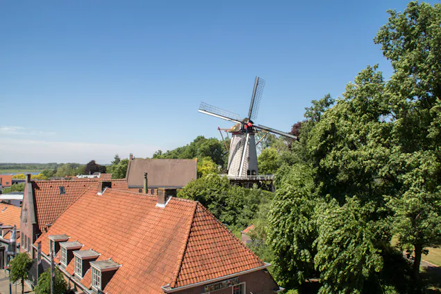 Binnenmolen hoog boven Rhenen