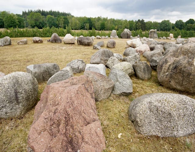 Zwerfstenen eiland Zanderij Maarn