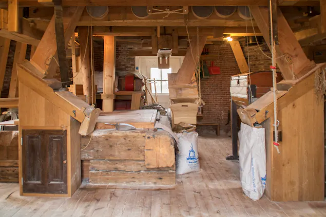 binnenwerk Molen De Valk