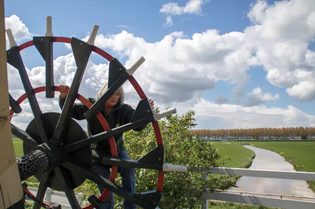 molenaar bij Garstenmolen
