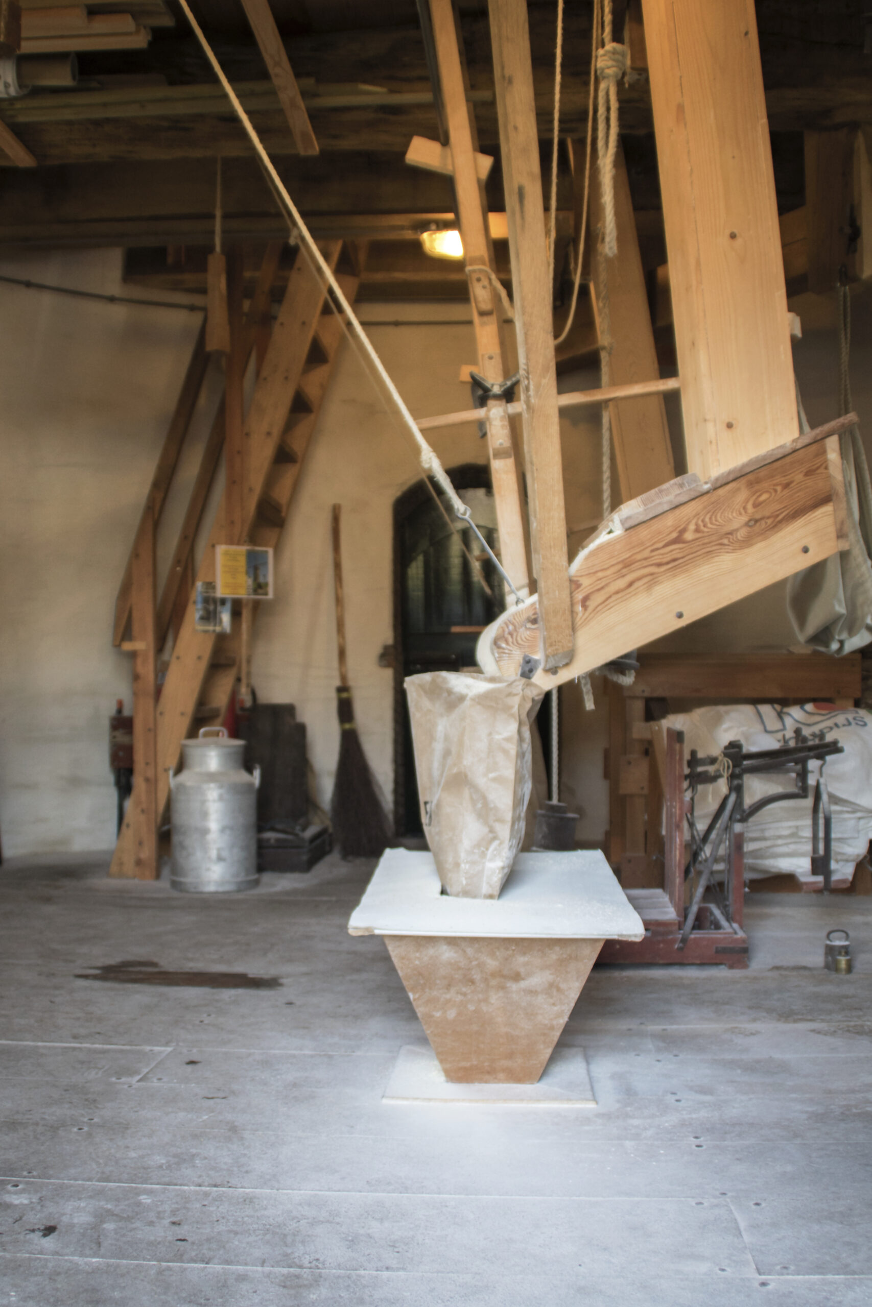 Binnenwerk Molen Maallust