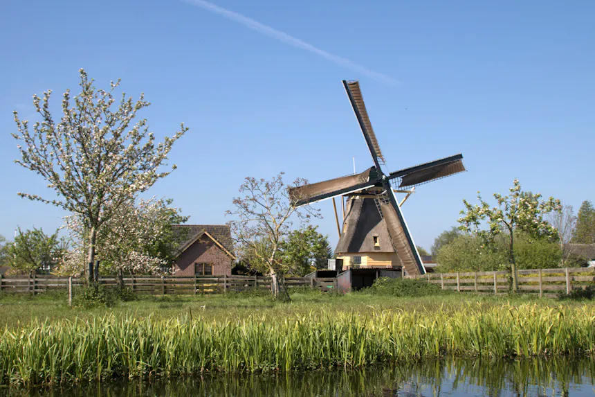 Veenmolen buiten