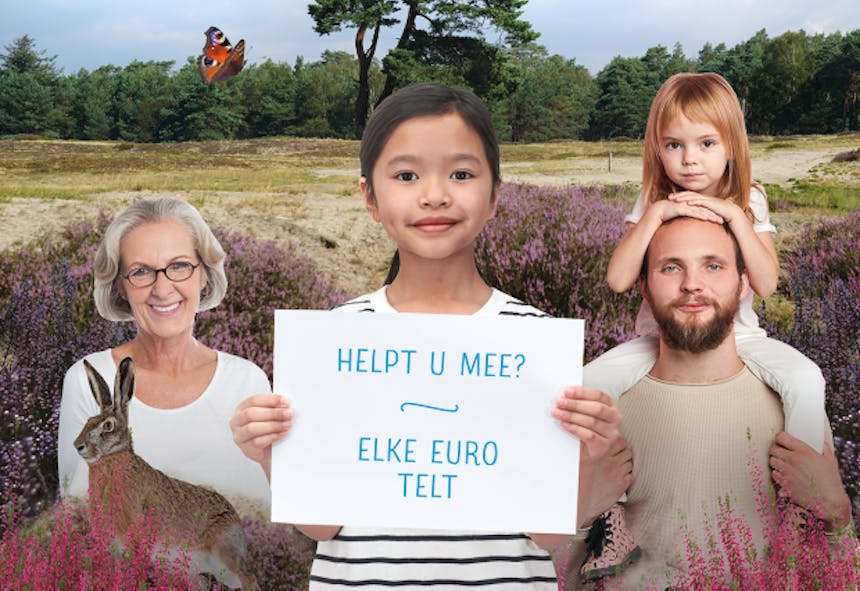 Campagnebeeld 'Help mee natuur rond Driebergen en Maarn te behouden'