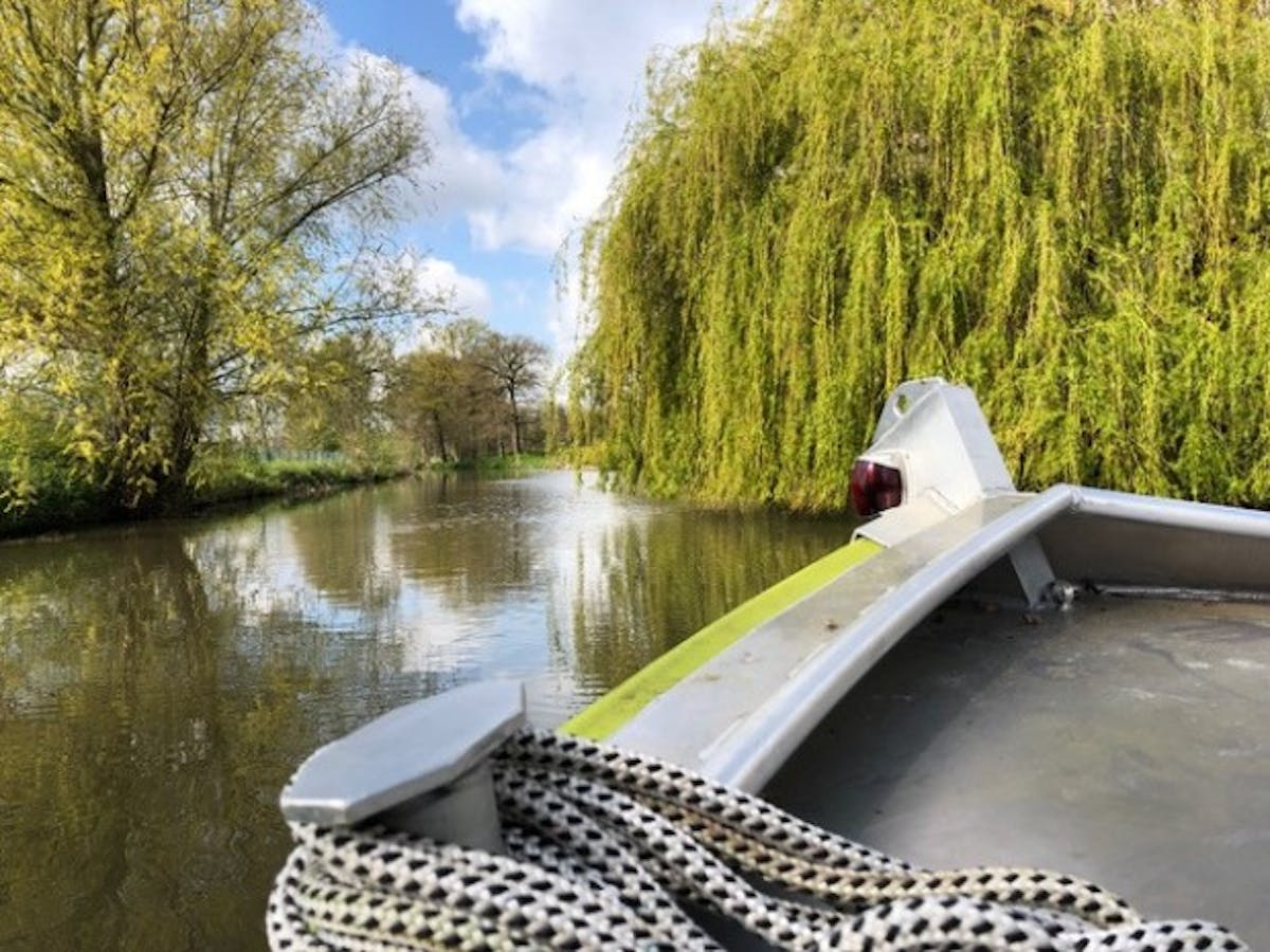 Weer vaarexcursies over de Kromme Rijn