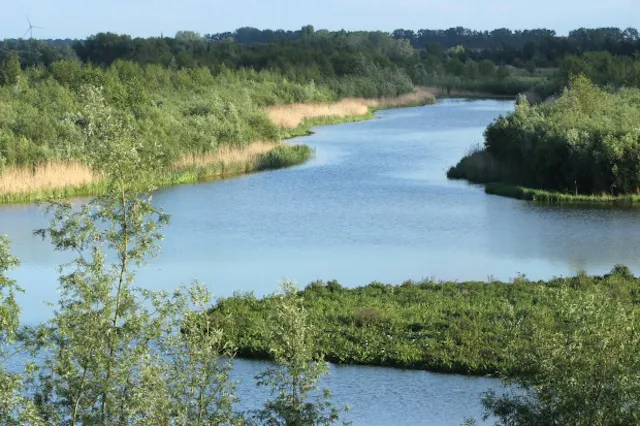 Amerongse Bovenpolder zicht over water