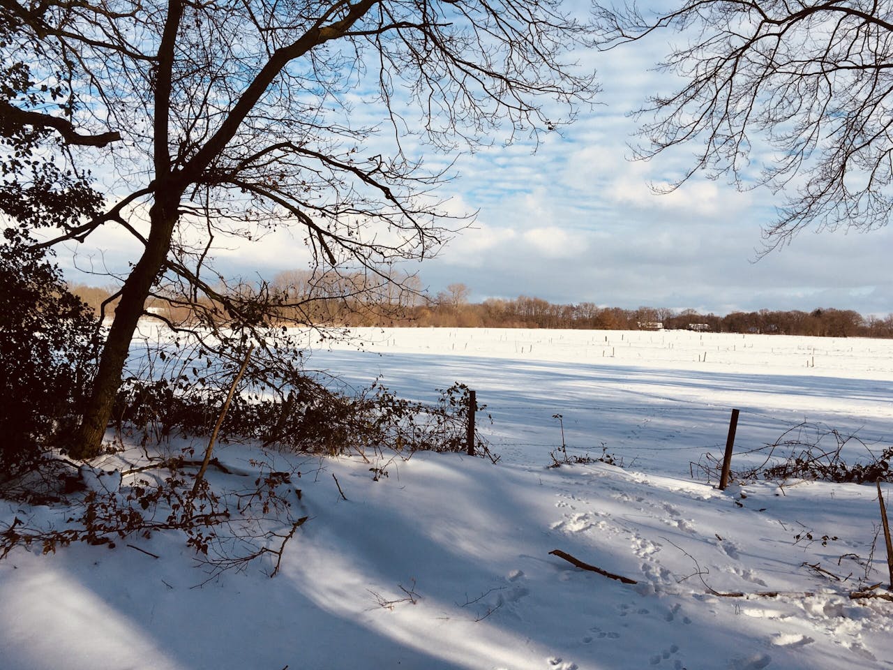 sneeuw op Stoutenburg