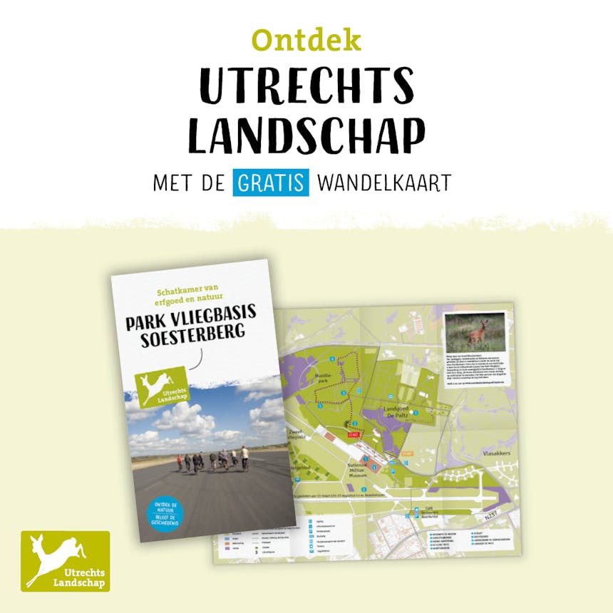 Wandelkaart Park Vliegbasis Soesterberg