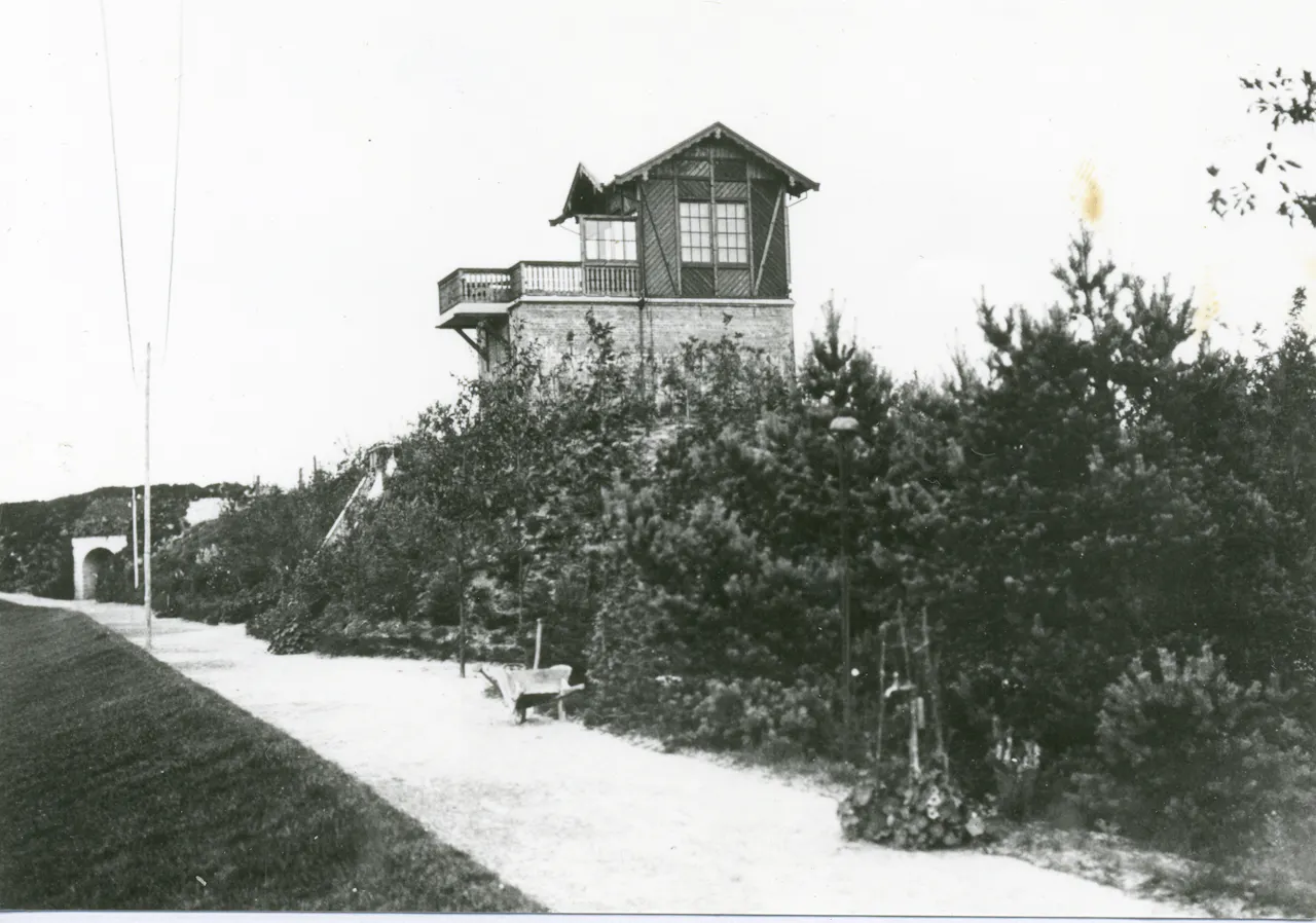 Theehuis Heidestein, historisch beeld