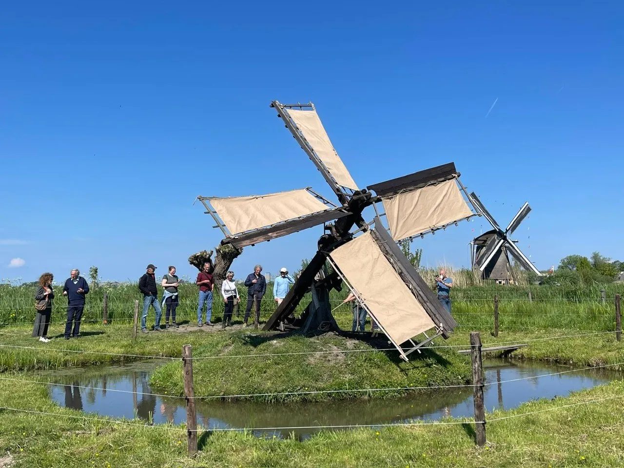Geintjasker tijdens Nationale Molendag